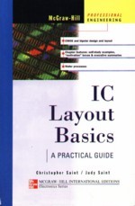 IC Layout Basics: A Practical Guide (Paperback)(書況較舊,內頁有些許霉斑)-cover